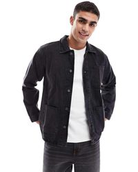 Don't Think Twice - Dtt Denim Worker Overshirt - Lyst