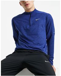 Nike - Element Dri-fit Half Zip Long Sleeve Top - Lyst