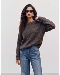 Vero Moda - Soft Fluffy Knit O-neck Jumper - Lyst