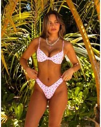 Kulani Kinis - Flamingo Flora Underwire Bikini Top - Lyst