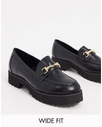 wide fit loafers womens