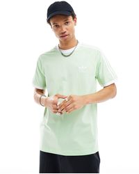 adidas Originals - Camiseta verde pastel con diseño - Lyst