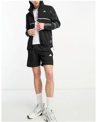 adidas Originals - Adidas Running Own The Run Abstract Print Hooded Jacket - Lyst