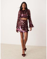 ASOS - Mini Rok Met Lovertjes - Lyst