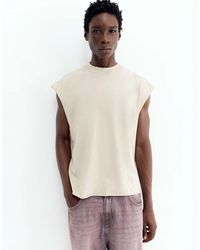 Pull&Bear - Acid Wash Tank Top - Lyst