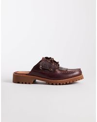 Timberland - – authentic – mules aus vollnarbenleder - Lyst