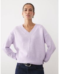 Mango - Teen V Neck Jumper - Lyst