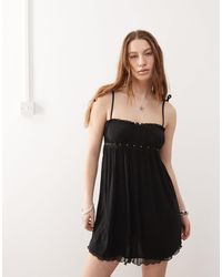 Motel - Damiera Stud Detail Cami Mini Dress - Lyst
