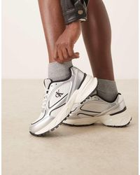 Calvin Klein - Runner Mesh Trainers - Lyst