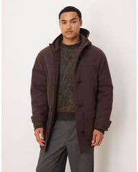 ASOS - Oversized Mid Length Wool Look Duffle Coat - Lyst