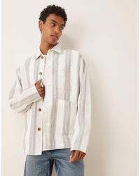 SELECTED - 100% Cotton Waffle Overshirt - Lyst