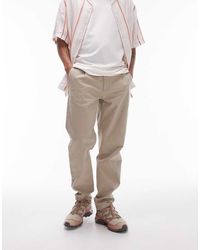 TOPMAN - Tapered Chino Pants - Lyst