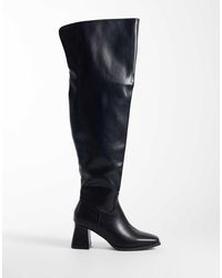 SEQWL - Fisher Block Heel Over The Knee Boots - Lyst
