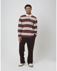 Brave Soul - Striped Rugby Shirt - Lyst