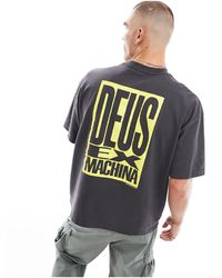 Deus Ex Machina - Heavier than heaven - t-shirt nera - Lyst