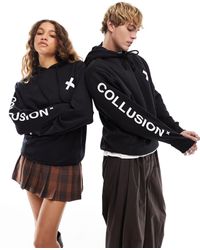 Collusion - Sudadera con capucha y logo en unisex - Lyst