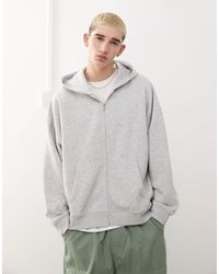 Collusion - Zip Through Boxy Hoodie - Lyst