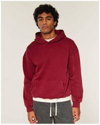 Hollister - Boxy Washed Icon Hoodie - Lyst
