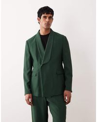 ASOS - Double Breasted Wrap Regular Fit Suit Jacket - Lyst