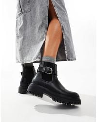 schuh - Amari Chunky Ankle Boots With Buckle - Lyst