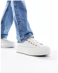 Converse Chuck Taylor All Star Crafted With Love Lift Hi-top Trainers in  White | Lyst