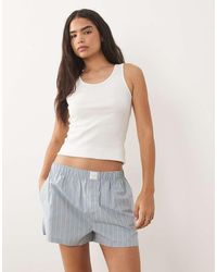Calvin Klein - Poplin Shorts - Lyst