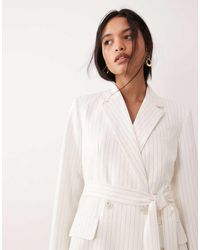 GOOD AMERICAN - Essential Suiting Belted Blazer Co-Ord - Lyst