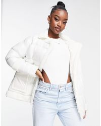 Pull\u0026Bear Cord And Borg Mix Jacket With 