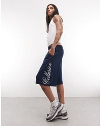 Collusion - Longline baggy Airtex Jorts - Lyst