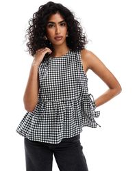 ASOS - Tie Side Blouse - Lyst