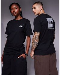 The North Face - – nse box – t-shirt mit rückenprint - Lyst