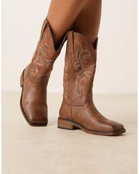 Glamorous - Western Knee Boots - Lyst