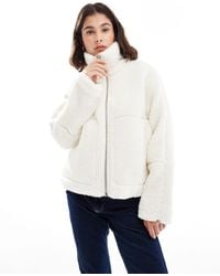ONLY - Slouchy Teddy Jacket - Lyst