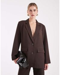 Pieces - Oversized Elegante Blazer - Lyst