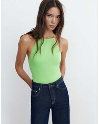 Pull&Bear - Halter Strappy Bodysuit - Lyst