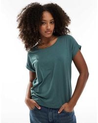 ONLY - Soft Round Neck T-shirt - Lyst