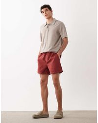 ASOS - Korte Short Met Wijde Pijpen En Elastische Taille - Lyst