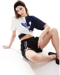 Reclaimed (vintage) - Revived X Glass Onion Wrap Around Varsity T-shirt - Lyst