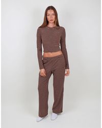 SIMMI - Super Soft Stripe Trouser - Lyst