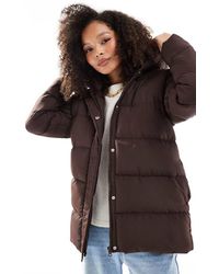 Threadbare - Halflang Puffer Jack - Lyst