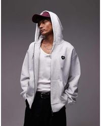 Carhartt - Sudadera Con Capucha, Cremallera Y Estampado "Heart Ii Hartt" De - Lyst