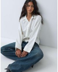 Jdy - Long Sleeve Boxy Shirt - Lyst