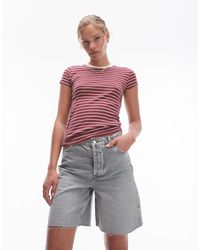 TOPSHOP - Utility Double Pocket Shirt - Lyst