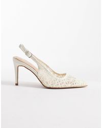 New Look - – absatzschuhe aus häkelstrick - Lyst