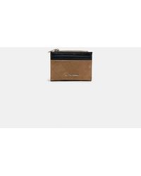 Stradivarius - Compact Quilted Card Holder Purse - Lyst