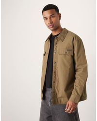 Calvin Klein - Long Sleeve Relaxed Shirt Jacket - Lyst