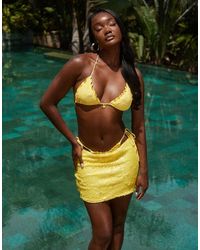 South Beach - Mini Beach Sequin Skirt - Lyst