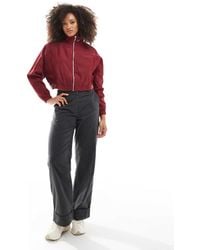 Nike - Chaqueta Burdeos Con Logo De Tejido Liso Gym Life De - Lyst