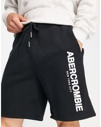 Abercrombie & Fitch Sweat Logo Short - Black