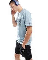 adidas Originals - Adidas Outdoor Terrex T-shirt With Patch Pocket - Lyst